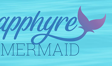 Sapphyre the Mermaid Logo Design